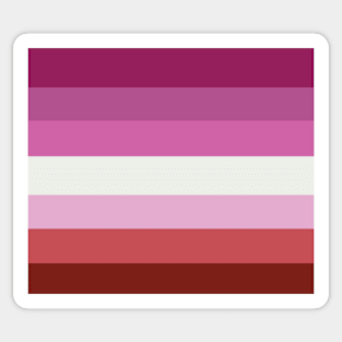 Lesbian pride flag Sticker